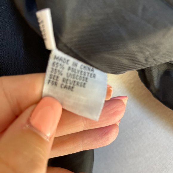 Dotti Black Tailored Button Up Long Sleeve Classic Career Jacket Size 10 - Picture 12 of 12